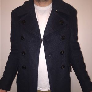 Wool Burberry Brit peacoat